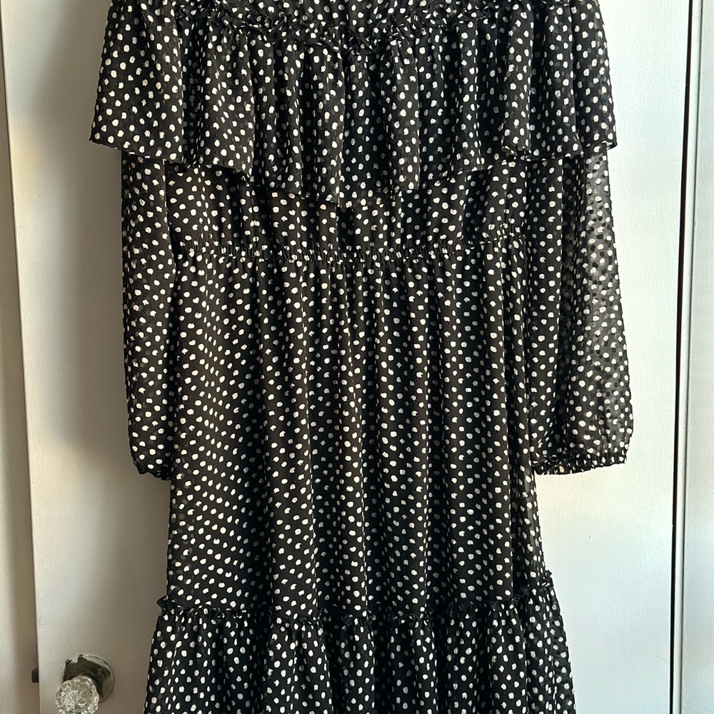 Lane Bryant Ruffle Dress - Picture 2 of 6